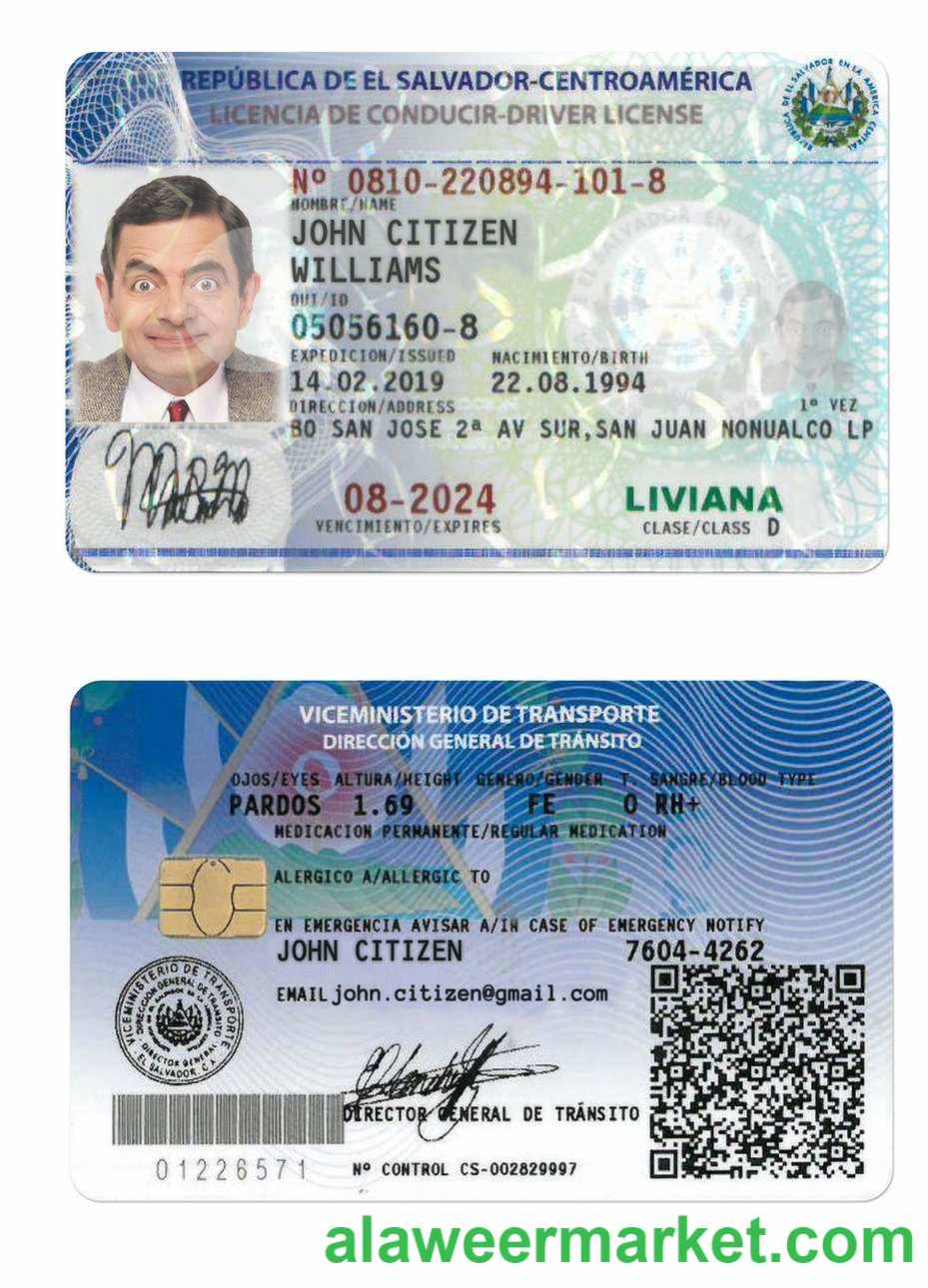 ELSALVADOR driving license